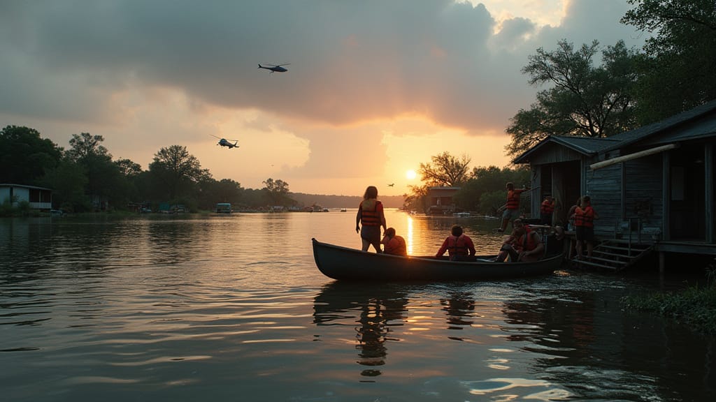 Image used for artistic purposes. It is AI generated and does not actually depict the scene of the disaster.