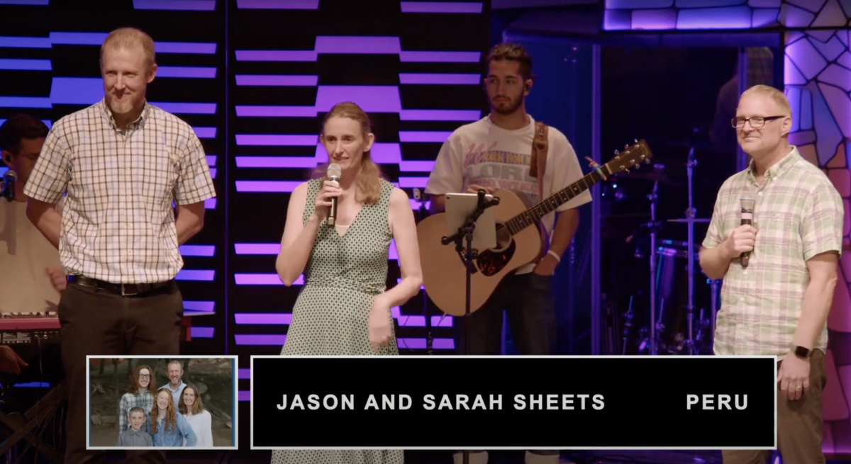 Salem First Baptist Welcomes Missionaries Jason and Sarah Sheets